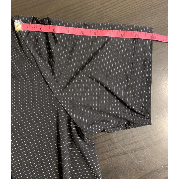 Columbia Golf Polo Shirt Mens Large Black White Stripe Outdoor Prepcore Preppy - Picture 12 of 12